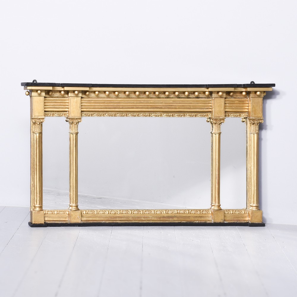 George IV Tryptic Over-Mantle Mirror