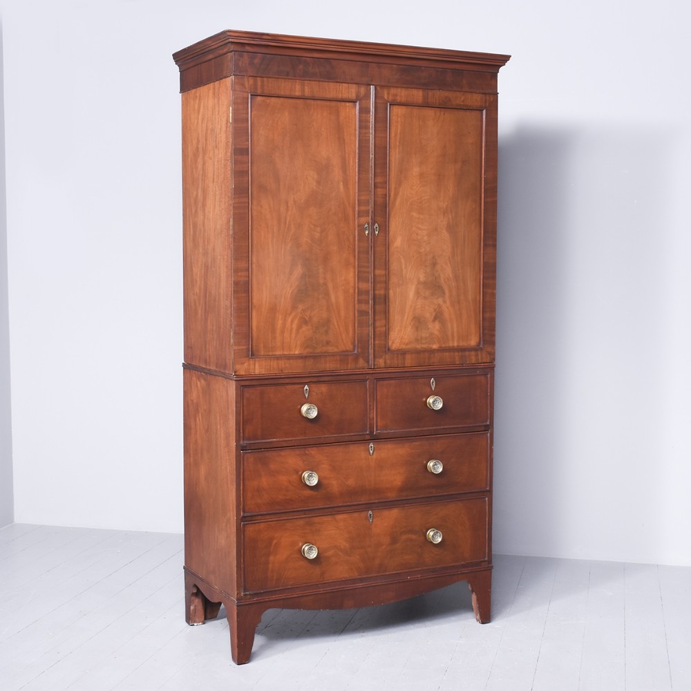 Mahogany Linen Press