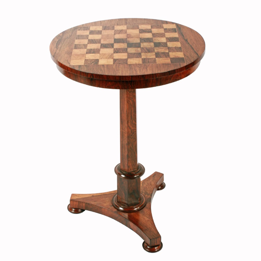 William IV Circular Games Table