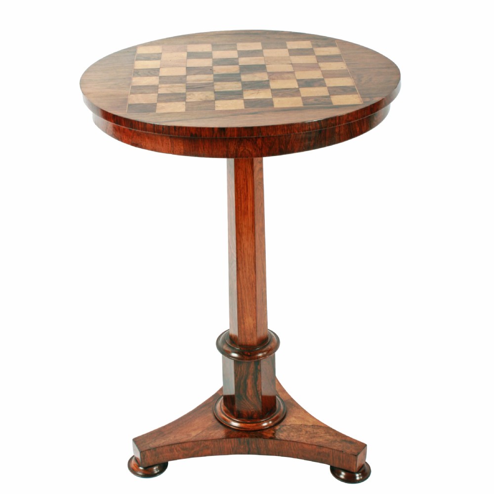 William IV Circular Games Table View II