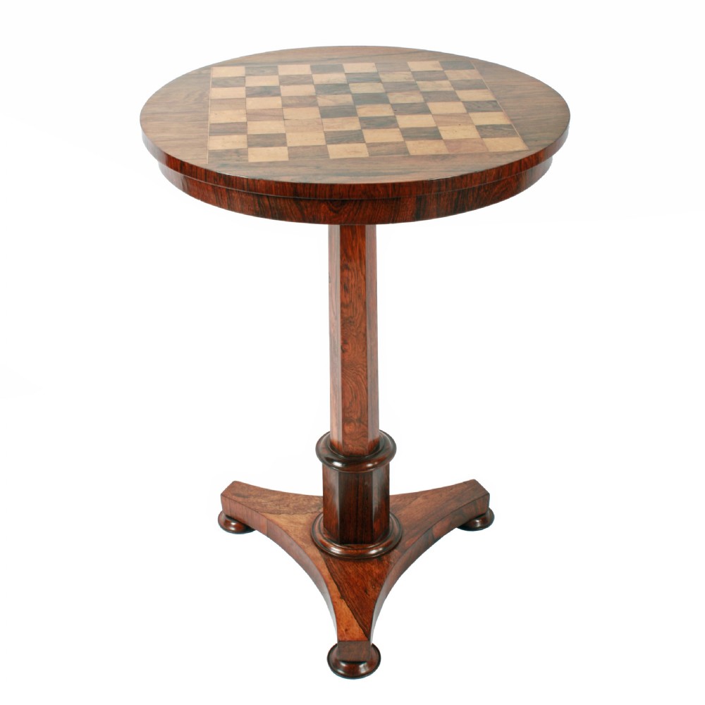 William IV Circular Games Table View III