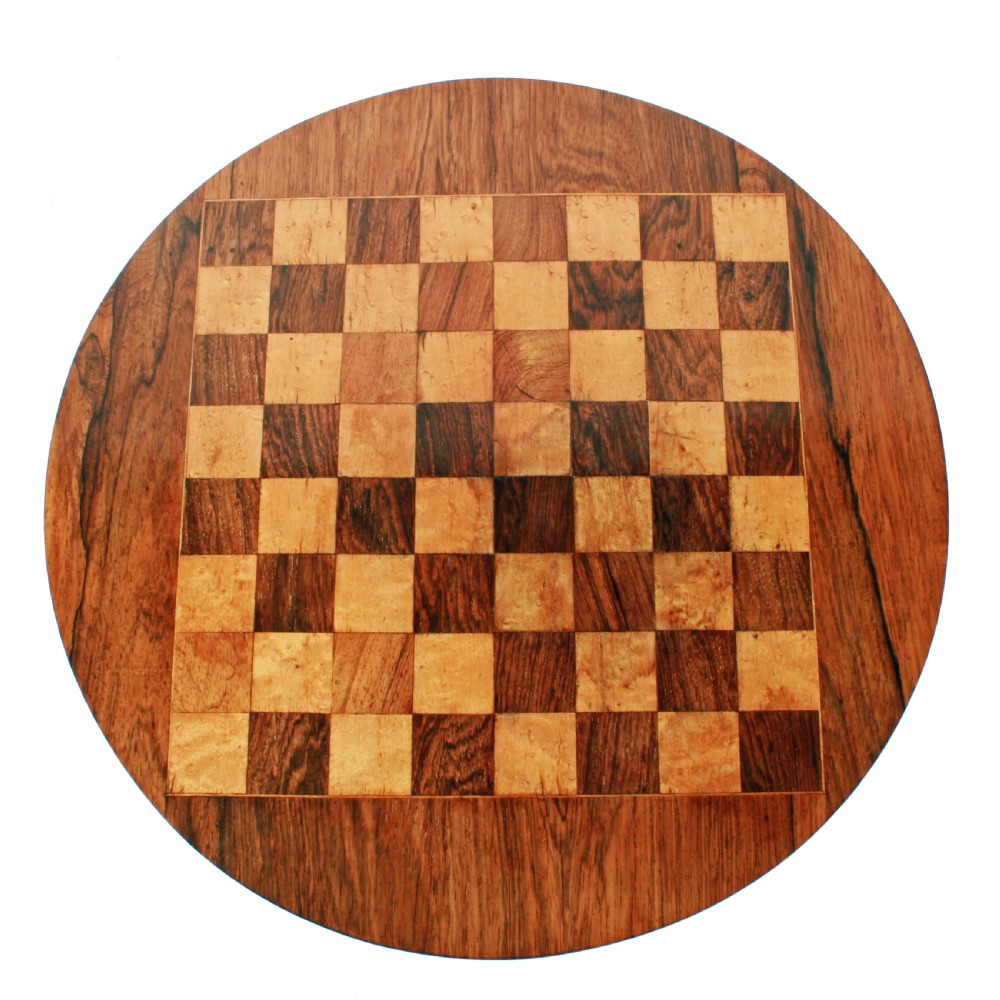 William IV Circular Games Table View IV
