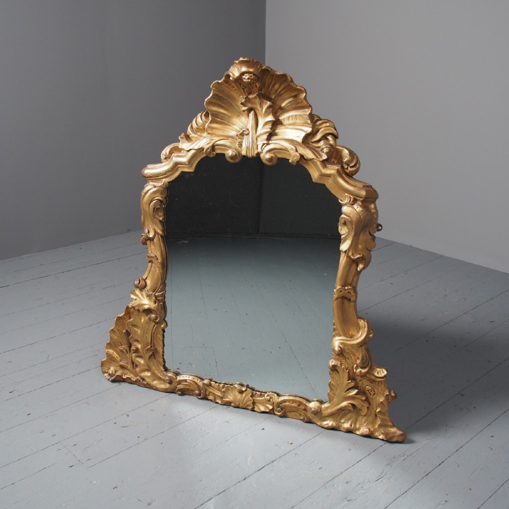 Antique Giltwood Wall Mirror