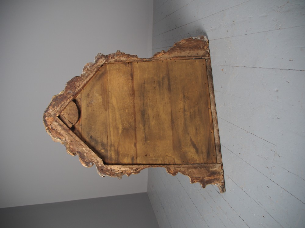 Antique Giltwood Wall Mirror View VII