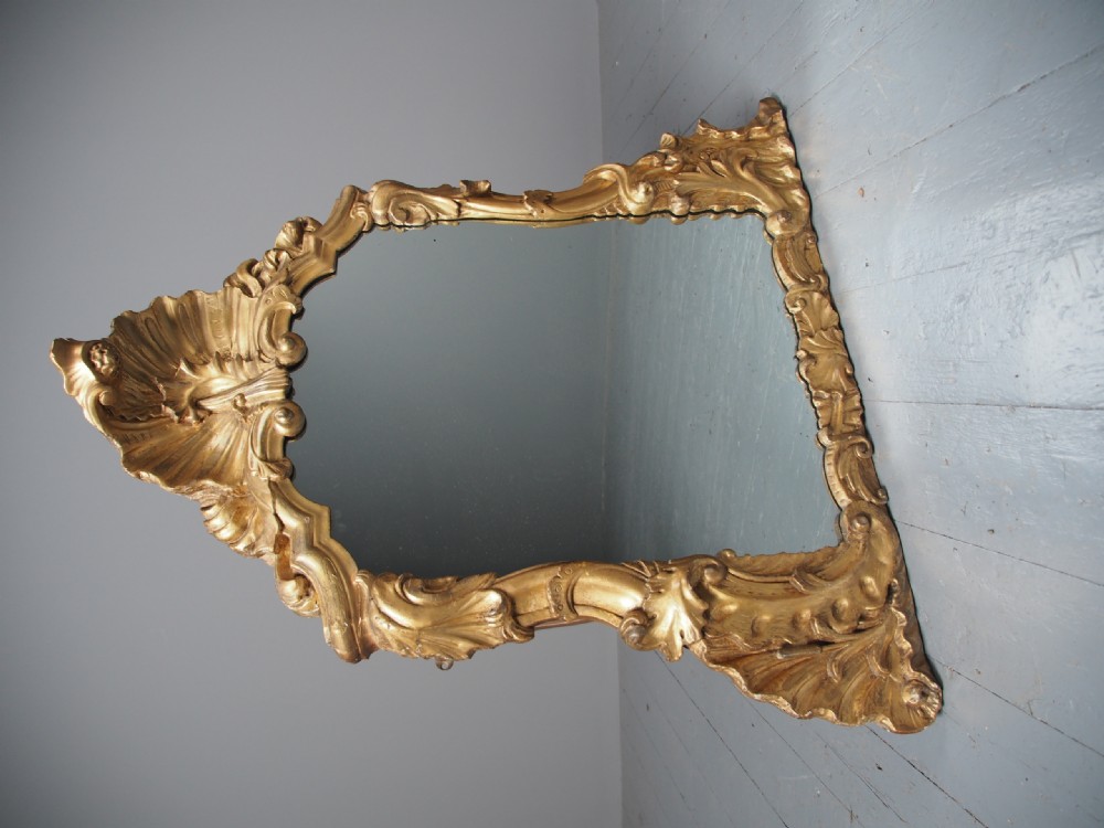 Antique Giltwood Wall Mirror View VIII