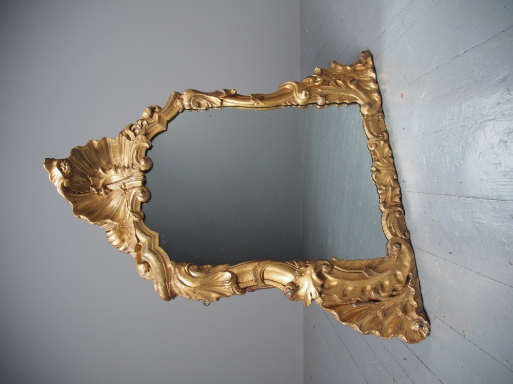Antique Giltwood Wall Mirror View IX