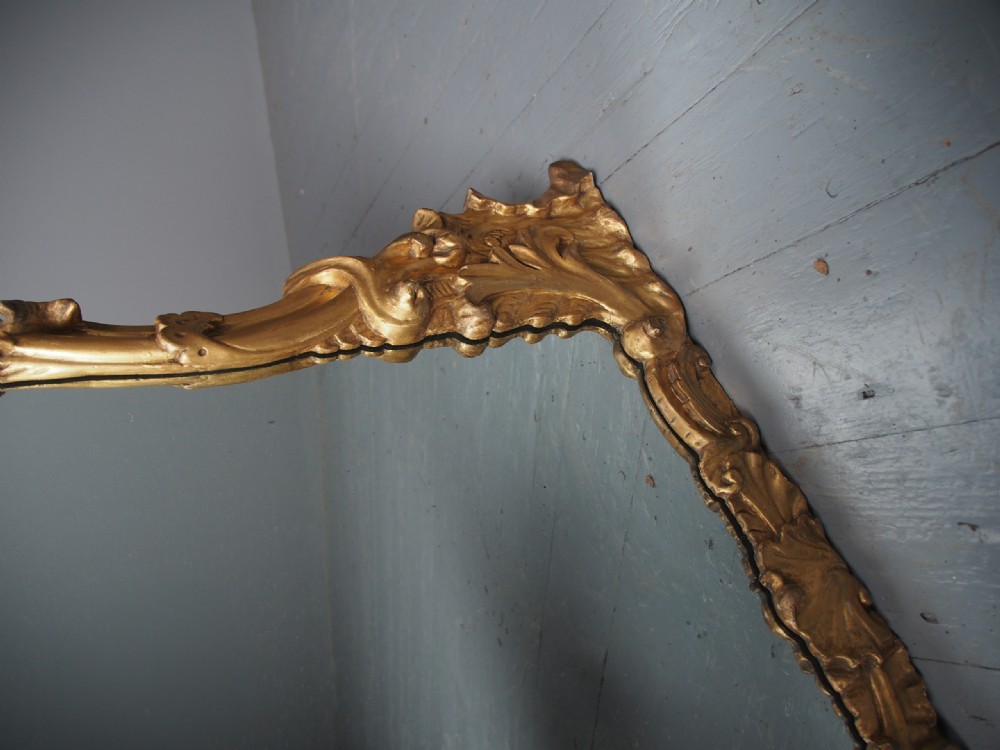 Antique Giltwood Wall Mirror View XIII