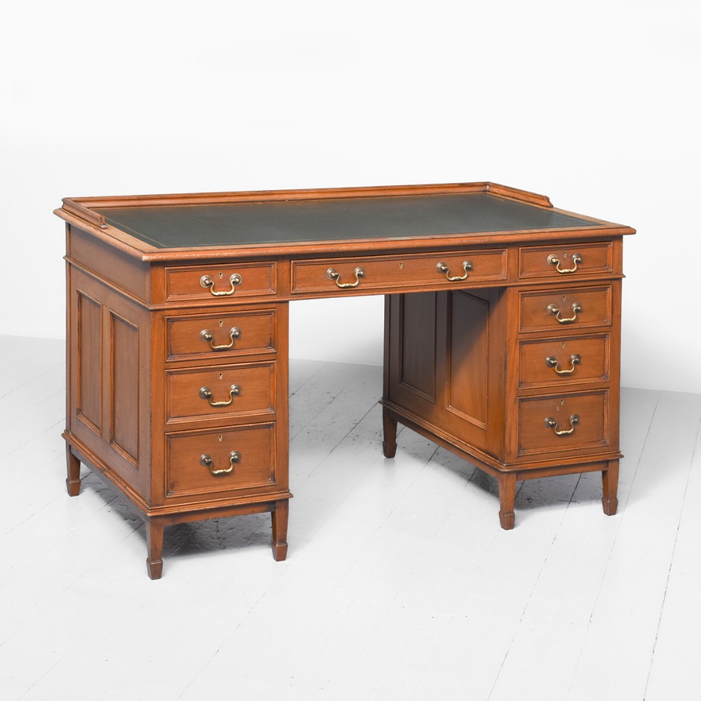 Mahogany Pedestal Desk