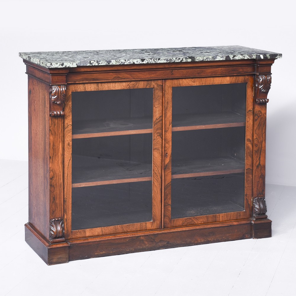 George IV Marble Topped Side Cabinet