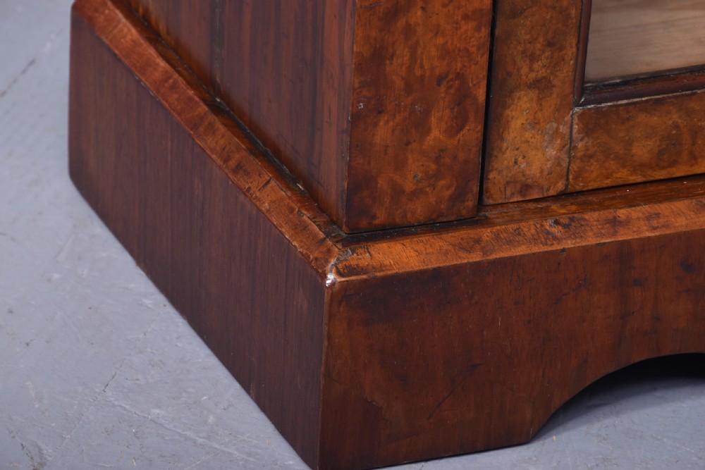 Victorian Walnut Pier Cabinet with Advertising  View III