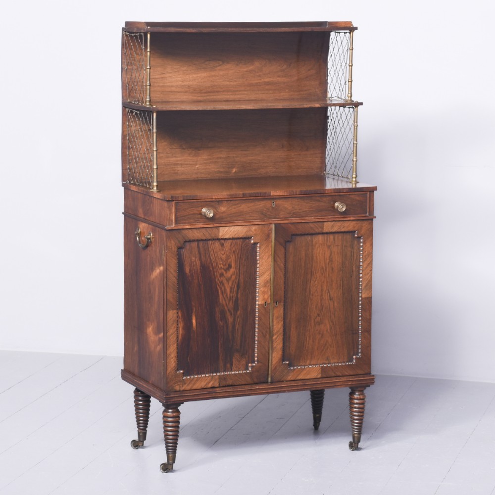 A William Trotter Regency Rosewood Chiffonier 