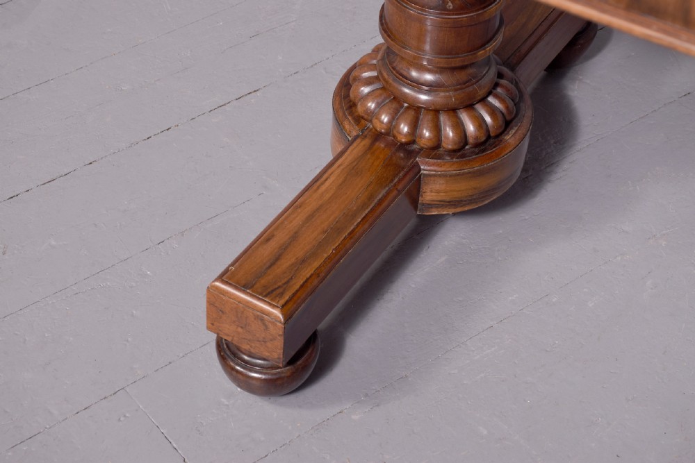 Regency Burr-Elm Free Standing Library Table View III