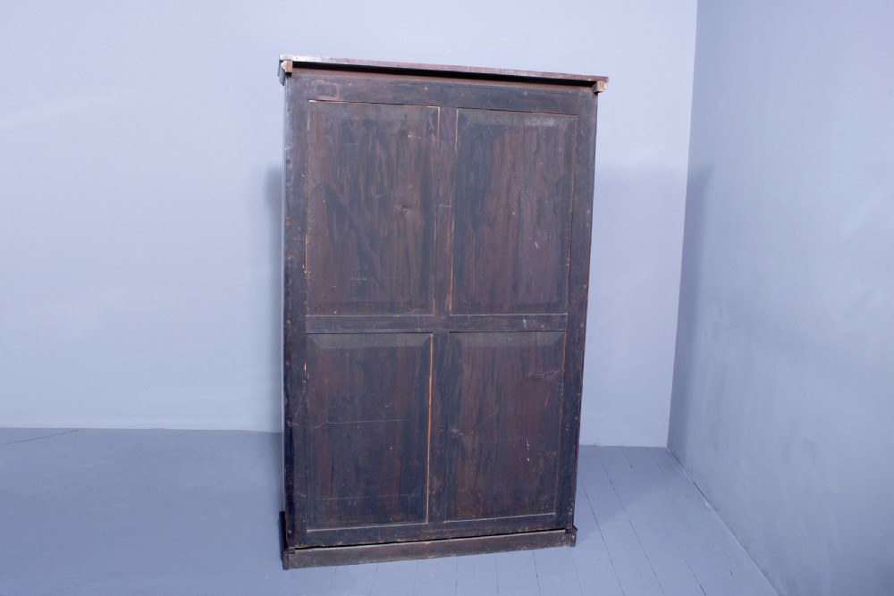 Rare Solid Rosewood Early Victorian Tall Open Bookcase View V