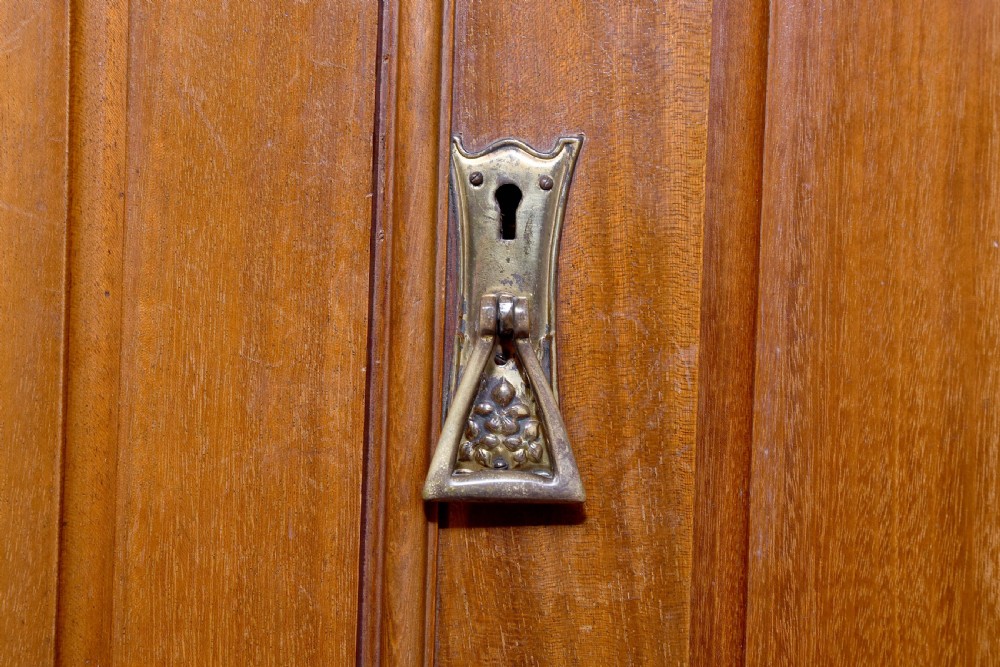 Neat Sized Georgian Style 2 Door Wardrobe View V