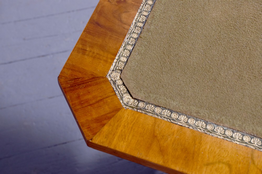 Classic Victorian Burr Walnut Card - Table View III