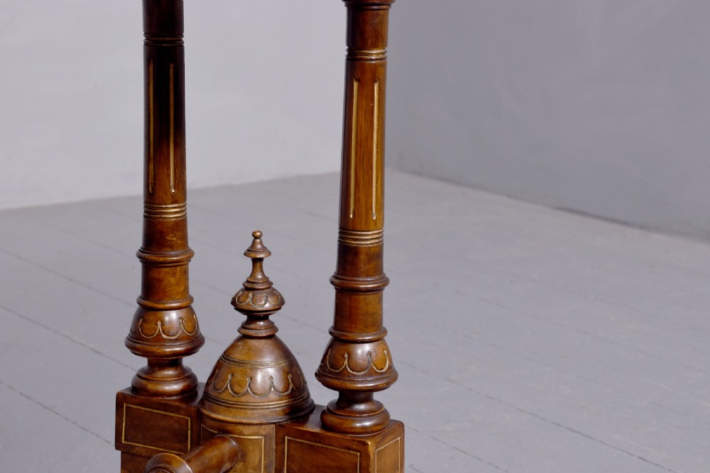 Classic Victorian Burr Walnut Card - Table View IX