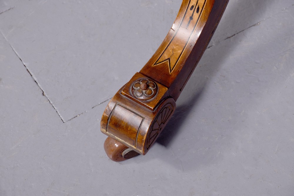 Classic Victorian Burr Walnut Card - Table View XI