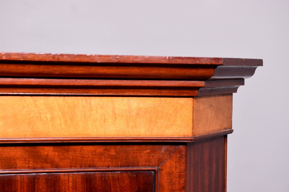 George III, large - size, free - standing mahogany corner cupboard – amazing value! View V