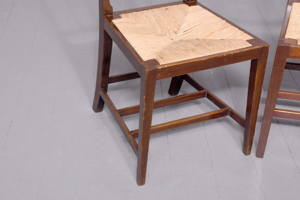 Pair of Mahogany chairs from King Edward VII Coronation View IV