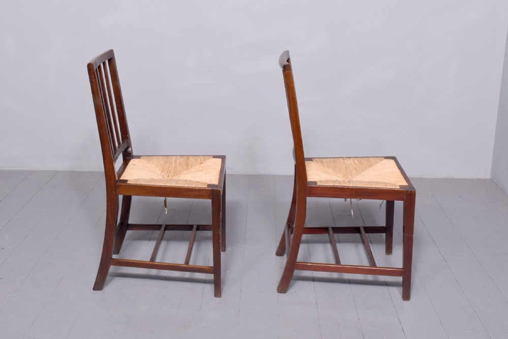 Pair of Mahogany chairs from King Edward VII Coronation View VII