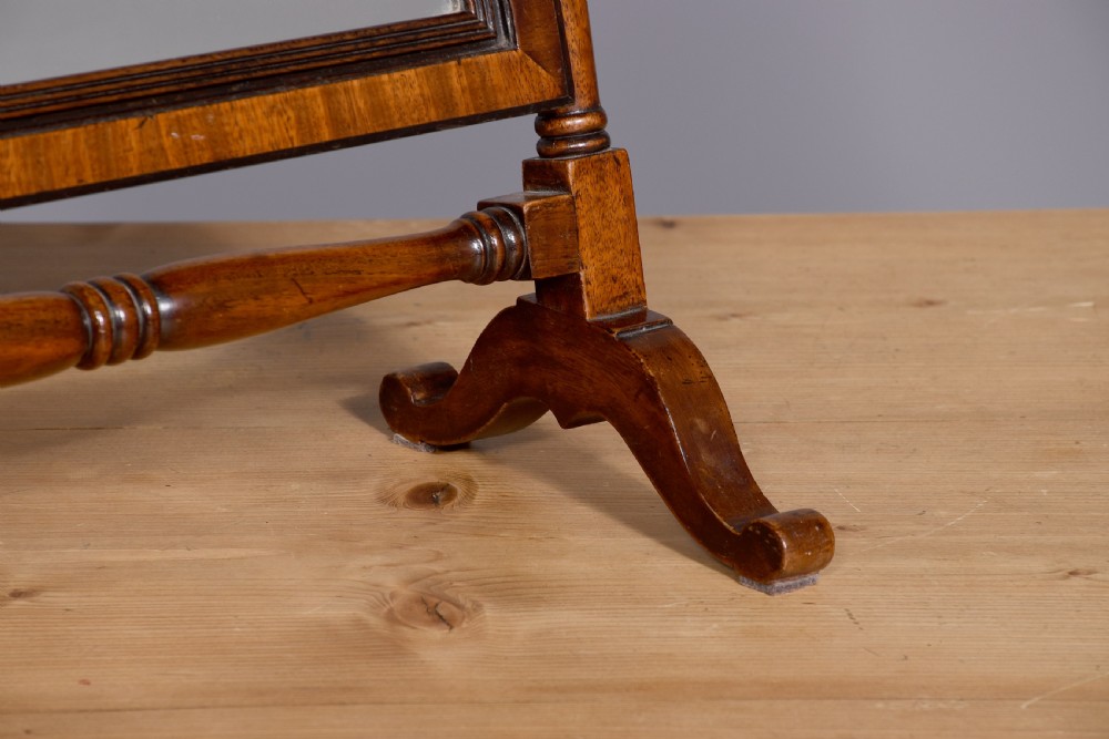 George 3rd, neat-sizes mahogany dressing glass View III