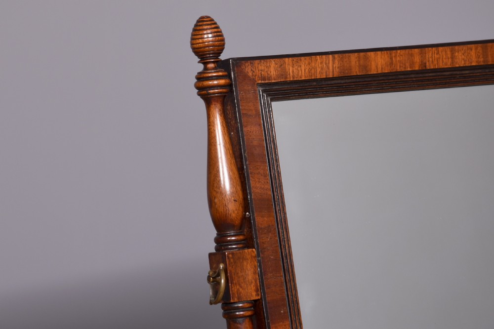 George 3rd, neat-sizes mahogany dressing glass View IV