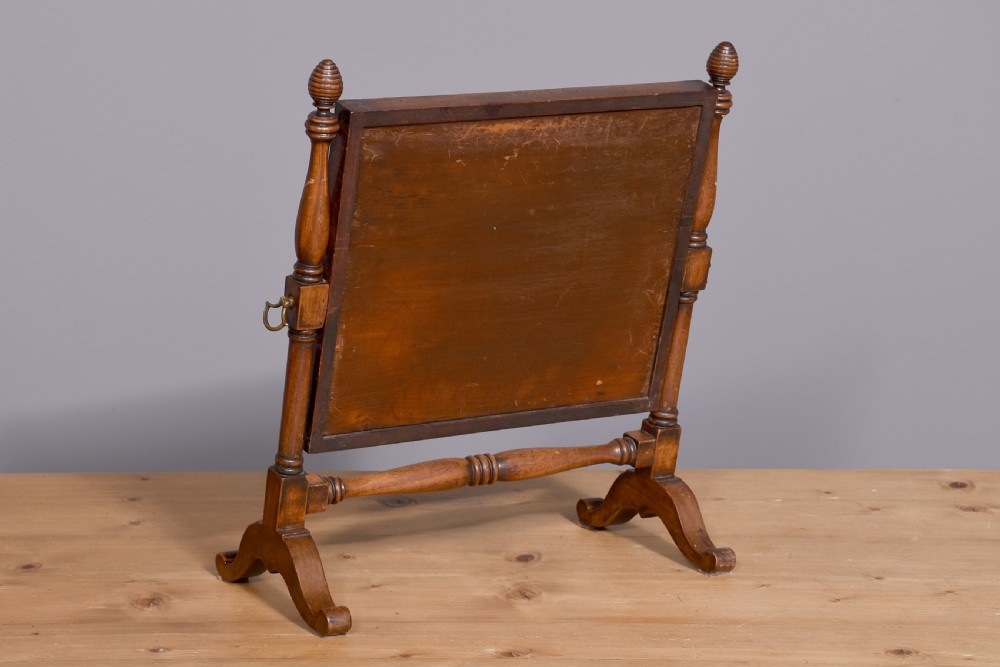 George 3rd, neat-sizes mahogany dressing glass View VI