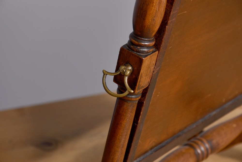 George 3rd, neat-sizes mahogany dressing glass View VII