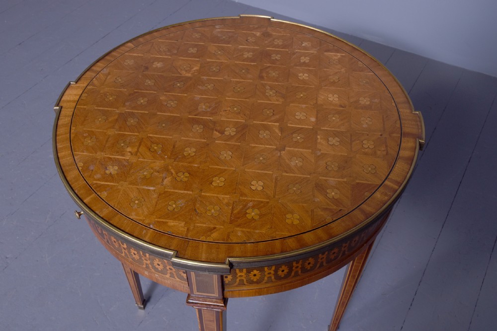 Louis IV Style Circular Occasional Table View IV