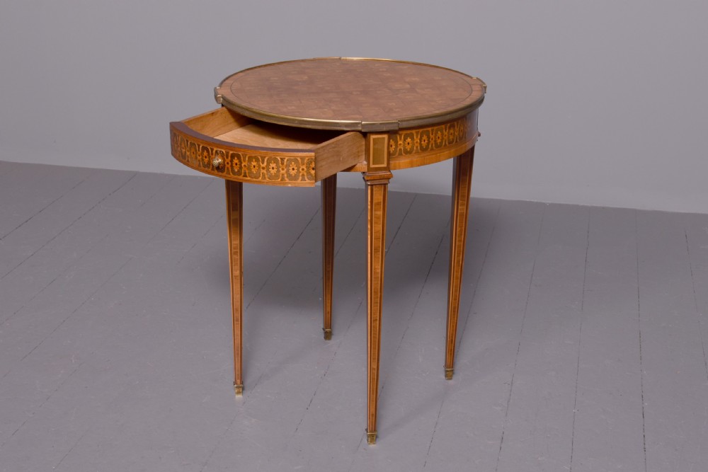 Louis IV Style Circular Occasional Table View V