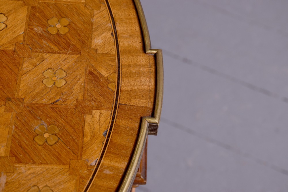 Louis IV Style Circular Occasional Table View VII