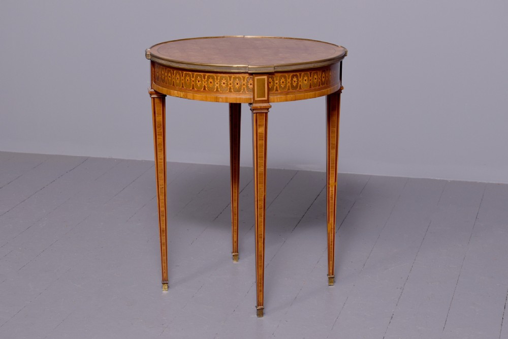 Louis IV Style Circular Occasional Table View VIII