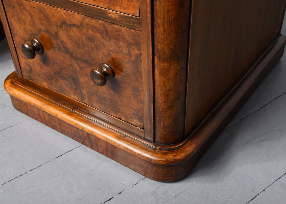 Pair of Large Burr-Walnut Bedside Pedestals View II