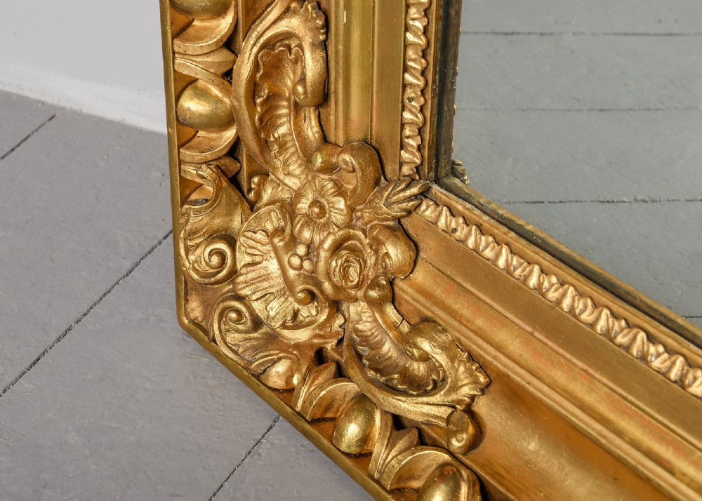 Large Carved & Gilded Mirror View V