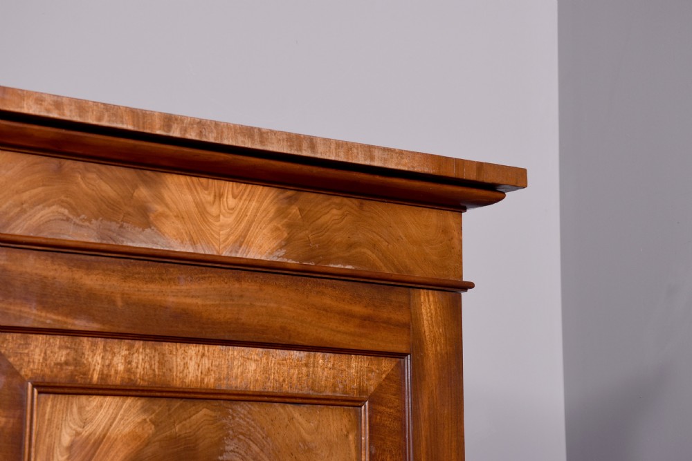 George III Breakfront Mahogany Wardrobe View III
