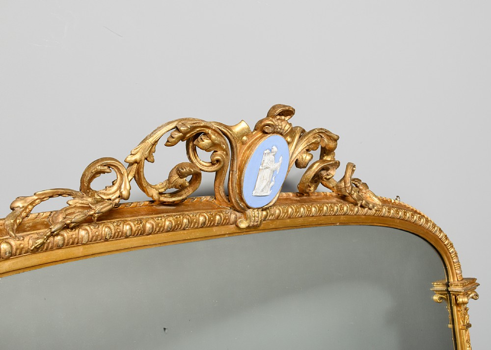 Edinburgh Made Gilded Overmantel Mirror View II