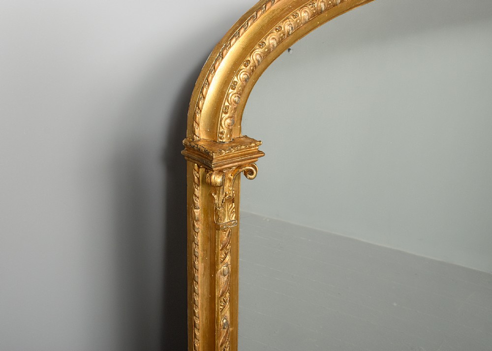Edinburgh Made Gilded Overmantel Mirror View III