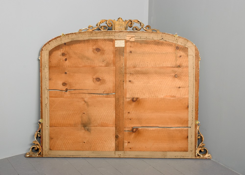 Edinburgh Made Gilded Overmantel Mirror View VII