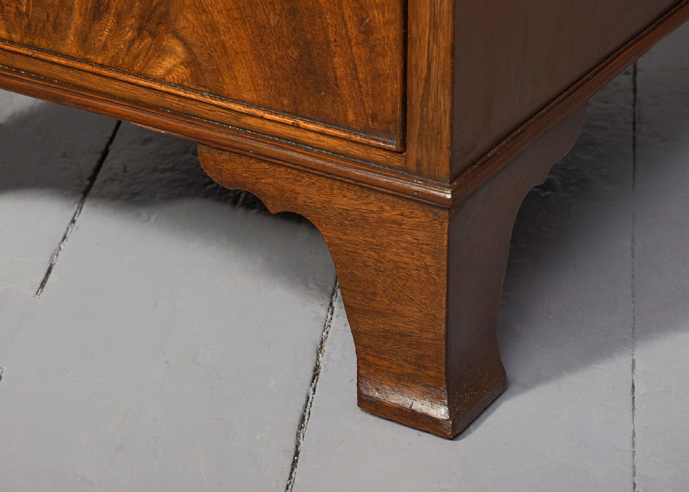 Georgian Style Mahogany Pedestal Desk View V
