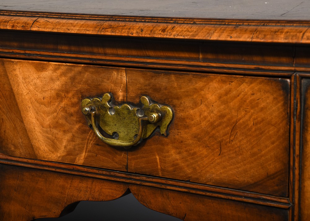Early Georgian-style figured walnut hall or side table View IV