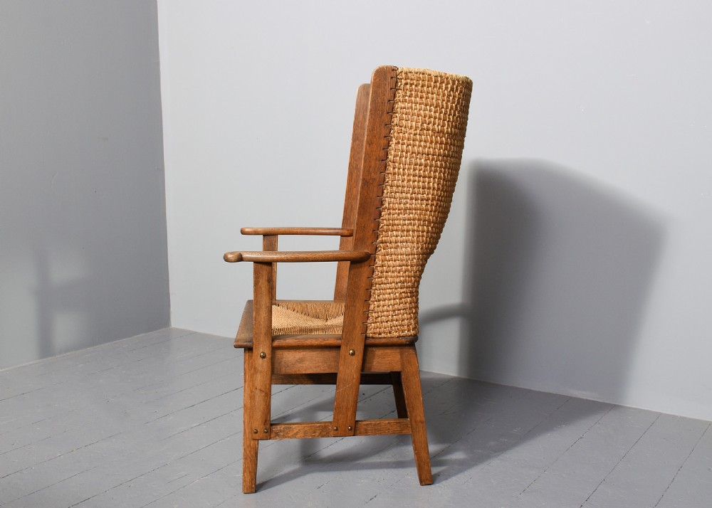 A Large Oak Framed Orkney Chair View V