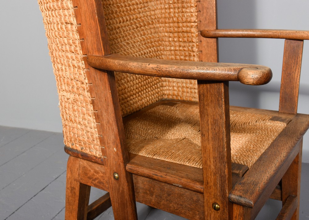 A Large Oak Framed Orkney Chair View IX