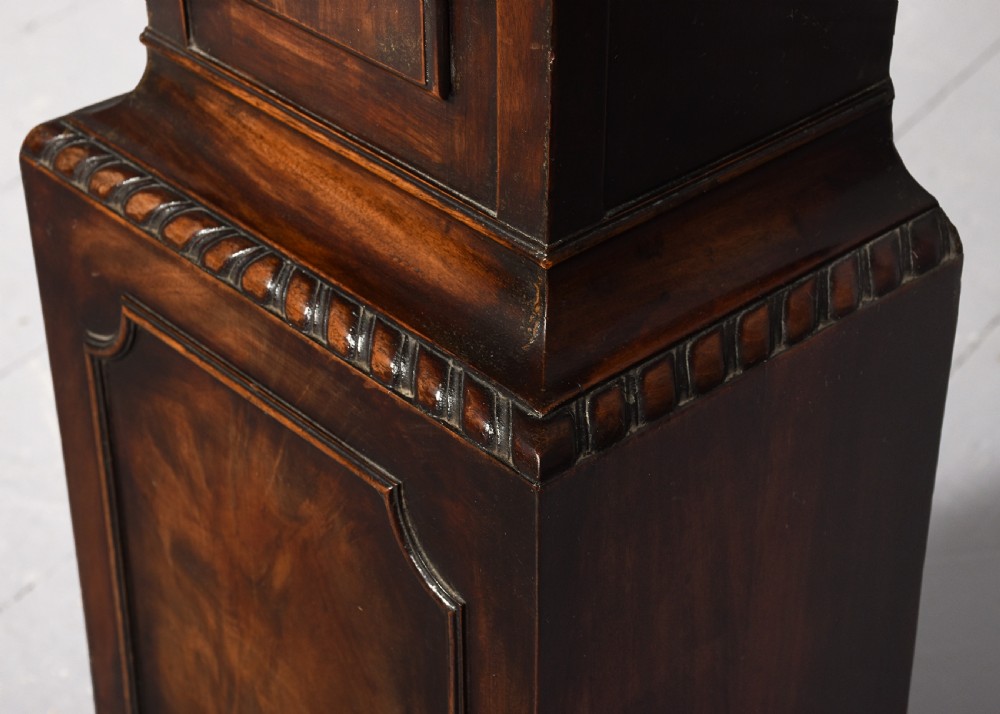 Mahogany Grandmother Clock of Desirable Dimensions View VI