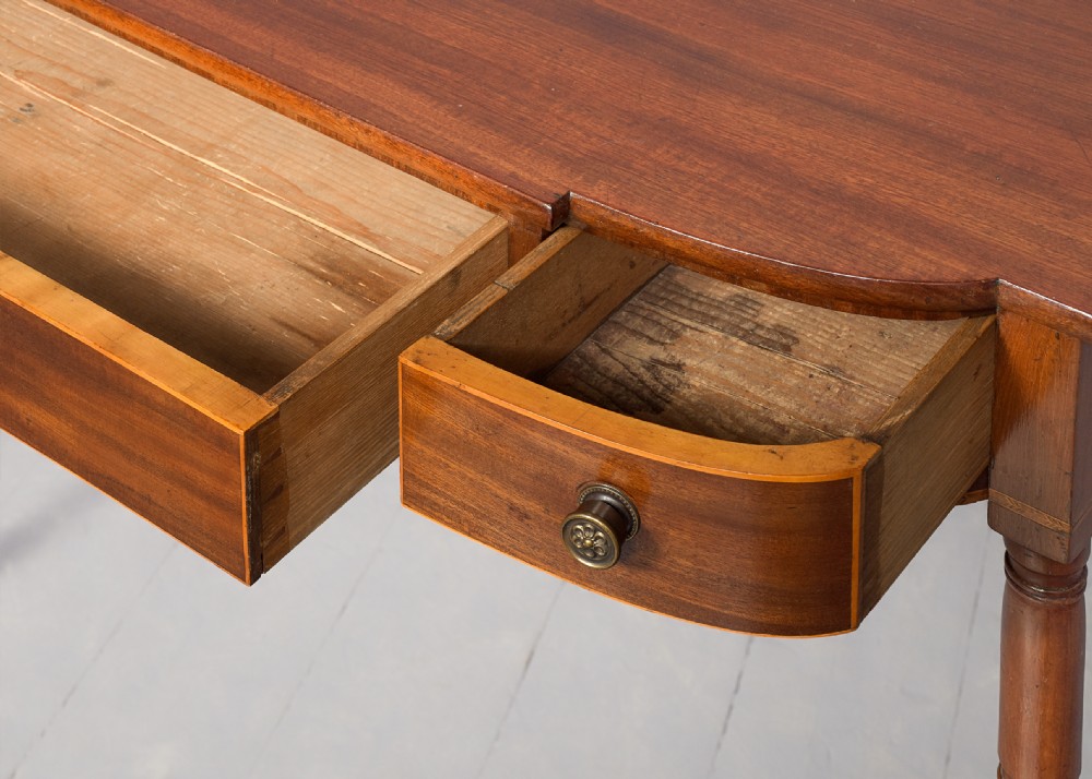 George III Mahogany Break-Fronted Side Table View III