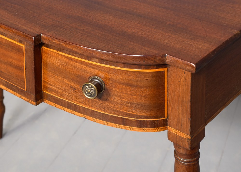 George III Mahogany Break-Fronted Side Table View V