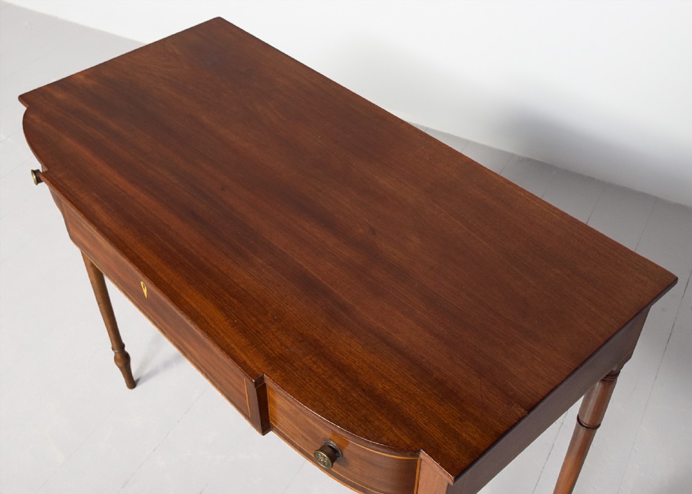 George III Mahogany Break-Fronted Side Table View VI