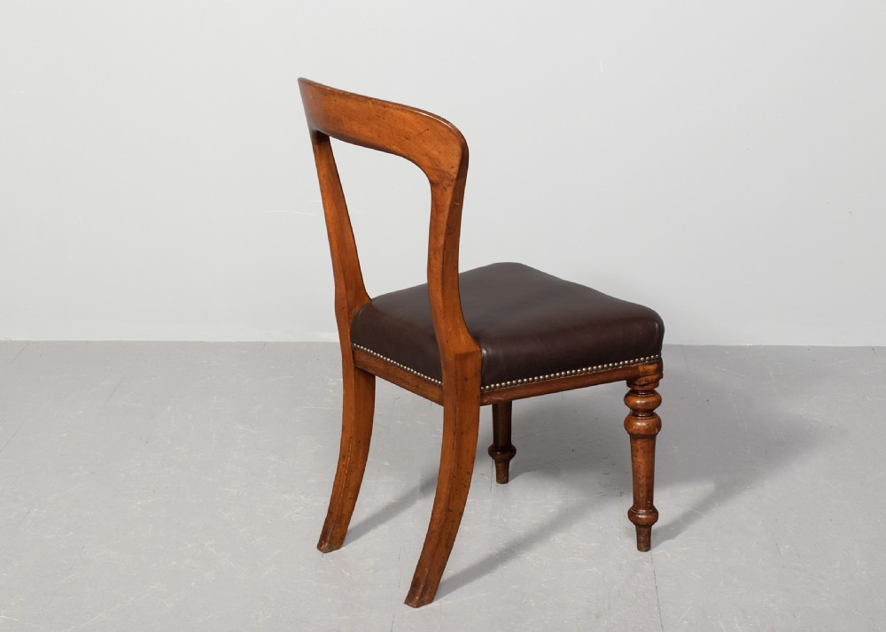 Set of 10 Mahogany Dining Chairs View II