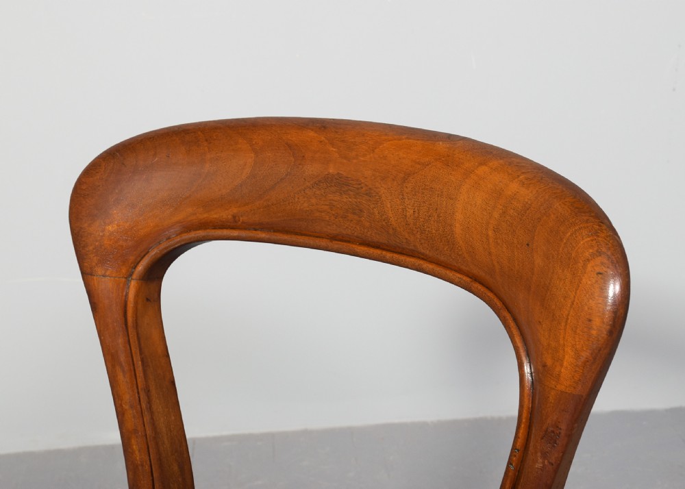 Set of 10 Mahogany Dining Chairs View VI
