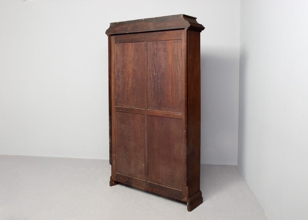 19th century Adams-style, mahogany open bookcase View IV