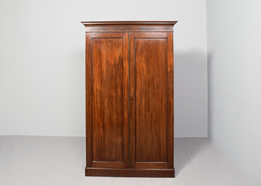 William IV Mahogany Two-Door Robe View X